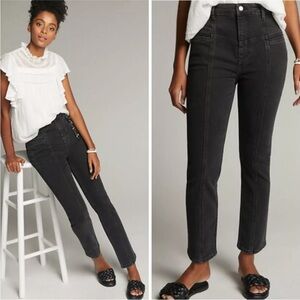 anthropologie pilcro & the letterpress victoria HR slim straight jean - DAMAGED